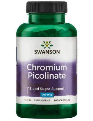 SWANSON CHROM PIKOLINIAN 200mcg 200 kaps