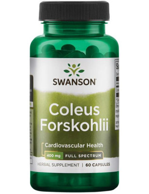 SWANSON COLEUS FORSKOHLII 400mg 60 kaps