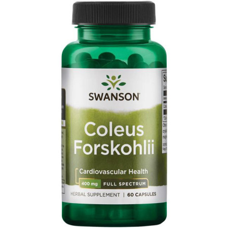 SWANSON COLEUS FORSKOHLII 400mg 60 kaps