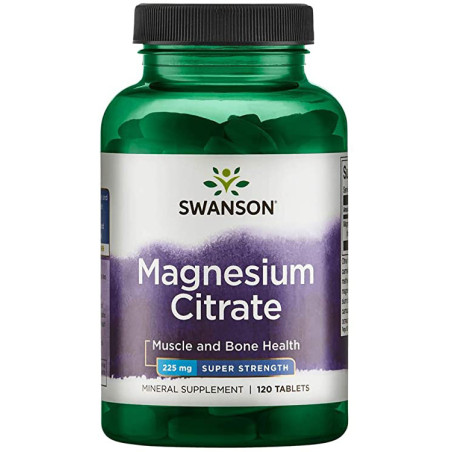 SWANSON MAGNESIUM CITRATE 225mg - 120tabl