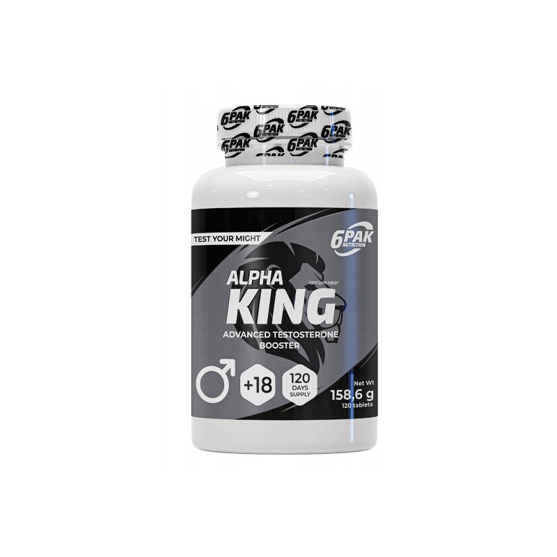 6PAK ALPHA KING 120 kaps 6PAK ALPHA KING 120 kaps