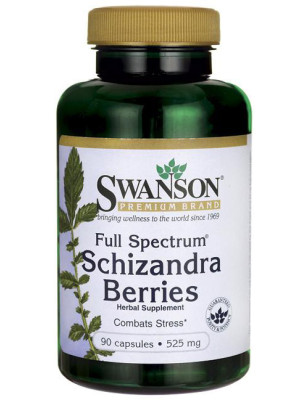SWANSON CYTRYNIEC CHIŃSKI SCHIZANDRA 525mg-90kaps