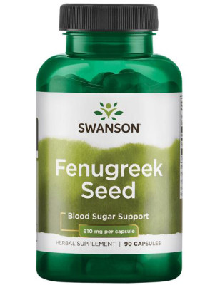 SWANSON FENUGREEK SEED 610mg - 90kaps