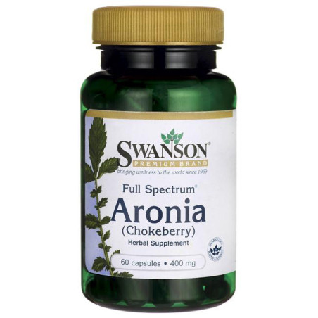 SWANSON FULL SPECTRUM ARONIA 400mg - 60 kaps