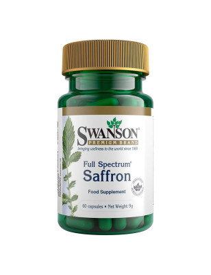 SWANSON FULL SPECTRUM SAFFRON 15mg - 60kaps