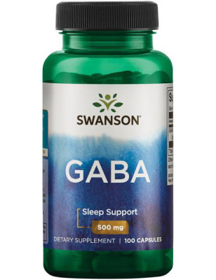 SWANSON GABA 500mg - 100kaps