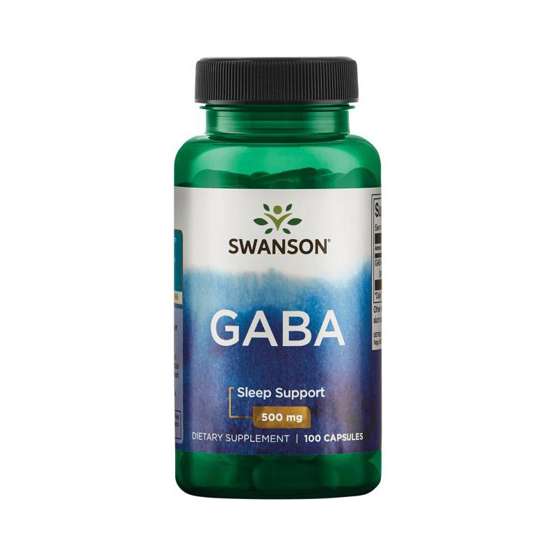 SWANSON GABA 500mg - 100kaps SWANSON GABA 500mg - 100kaps