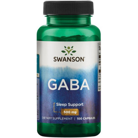 SWANSON GABA 500mg - 100kaps