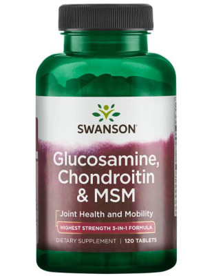 SWANSON GLUCOSAMINE CHONDROITIN & MSM 120 tab