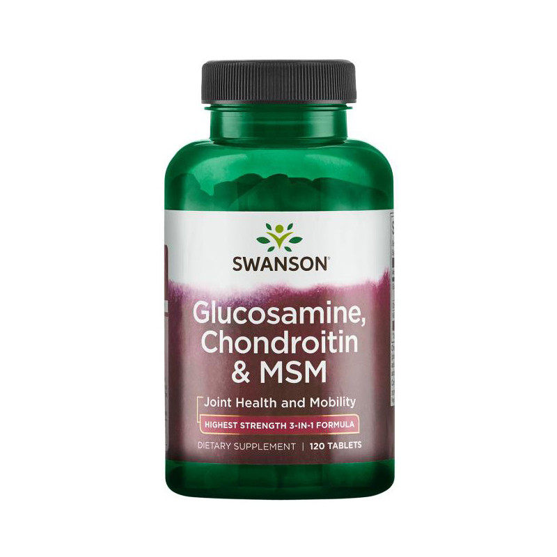 SWANSON GLUCOSAMINE CHONDROITIN & MSM 120 tab SWANSON GLUCOSAMINE CHONDROITIN & MSM 120 tab