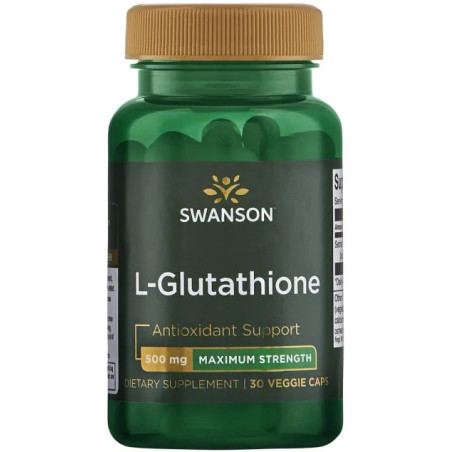 SWANSON L-GLUTATION 500 mg - 30 kaps