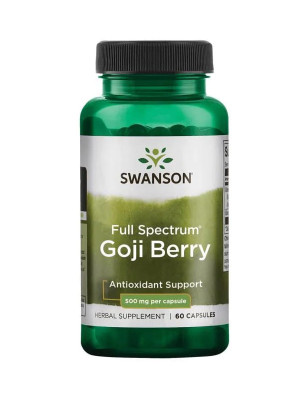 SWANSON GOJI BERRY (WOLFBERRY) 500mg-60kaps