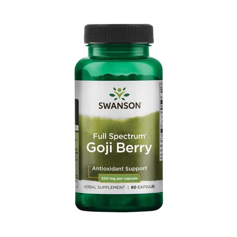 SWANSON GOJI BERRY (WOLFBERRY) 500mg-60kaps