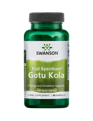 SWANSON GOTU KOLA 435 mg - 60 kaps.