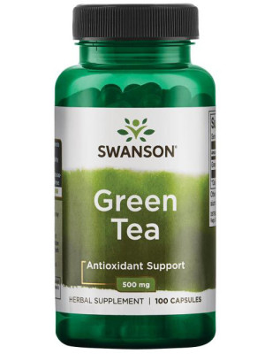 SWANSON GREEN TEA 500mg - 100 kaps