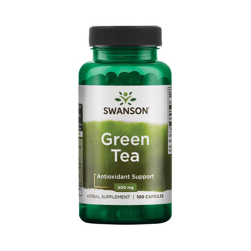 SWANSON GREEN TEA 500mg - 100 kaps SWANSON GREEN TEA 500mg - 100 kaps