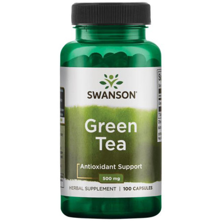 SWANSON GREEN TEA 500mg - 100 kaps