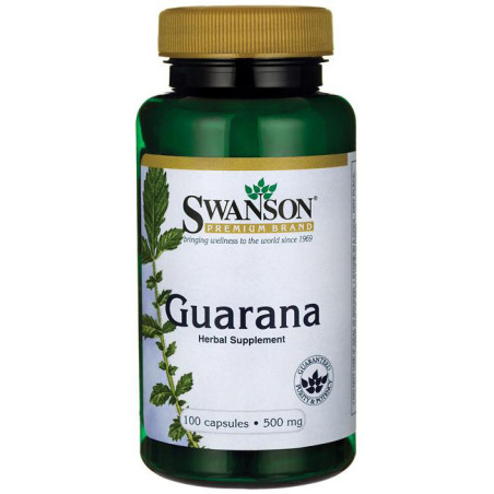 SWANSON GUARANA 500mg - 100 kaps