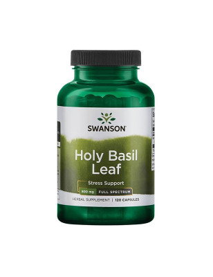 SWANSON HOLY BASIL LEAF 400mg - 120kaps
