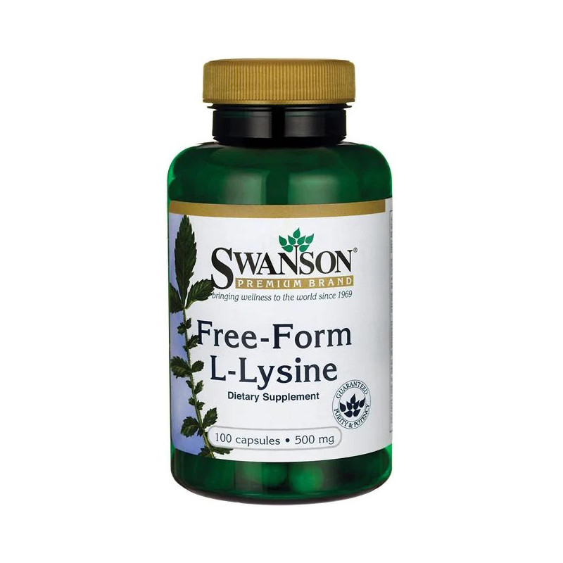 SWANSON L-LIZYNA 500 mg - 100 kaps.