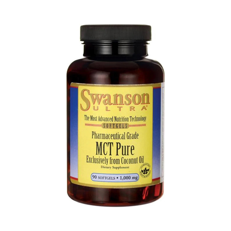 SWANSON MCT pure (z oleju kokosa) 90 kaps SWANSON MCT pure (z oleju kokosa) 90 kaps