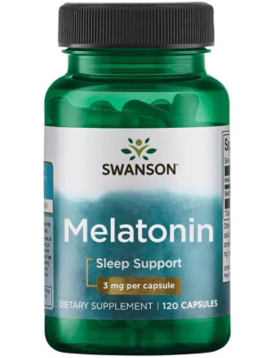 SWANSON MELATONINA 3mg - 120kaps