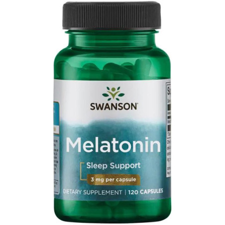 SWANSON MELATONINA 3mg - 120kaps
