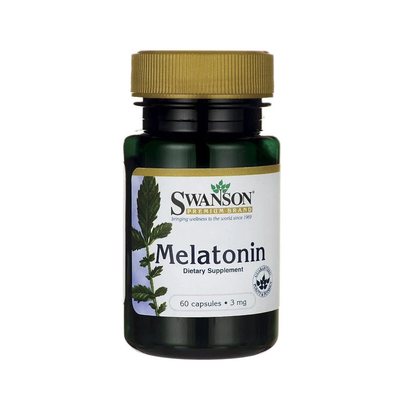 SWANSON MELATONINA 3mg - 60kaps SWANSON MELATONINA 3mg - 60kaps