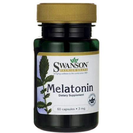 SWANSON MELATONINA 3mg - 60kaps