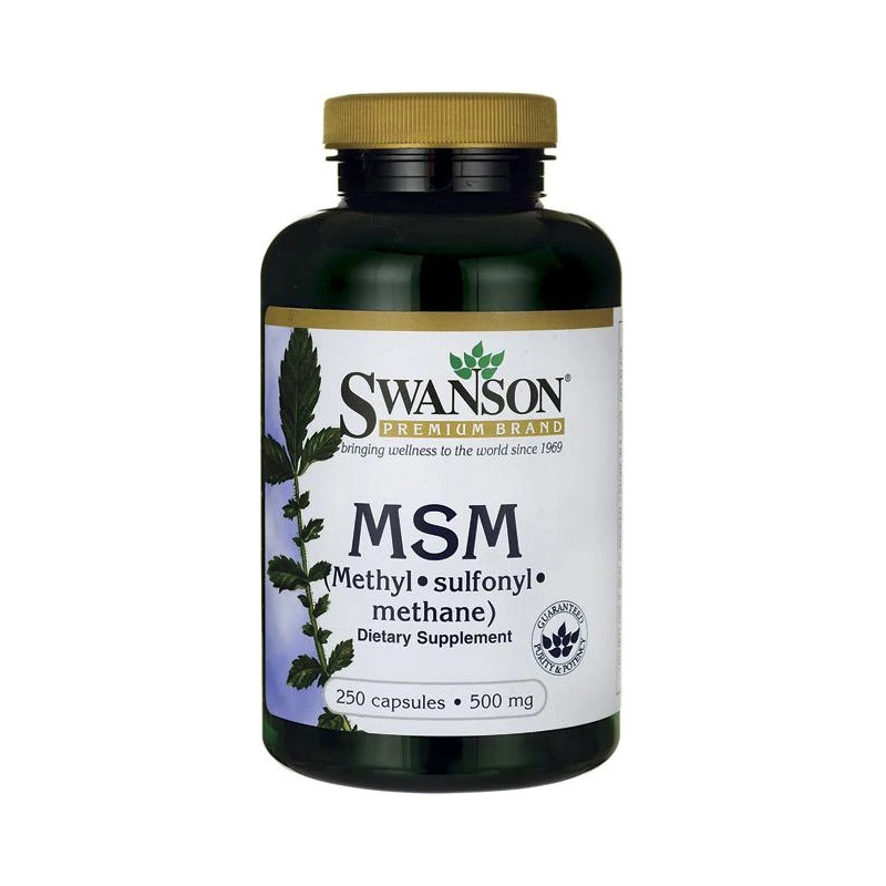 SWANSON MSM 500mg - 250 kaps SWANSON MSM 500mg - 250 kaps
