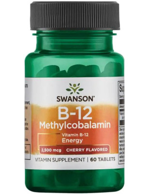 SWANSON METHYLCOBALAMIN B12 2500mcg - 60 tabl