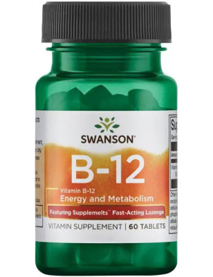 SWANSON METHYLCOBALAMIN B12 5000mcg - 60 tabl