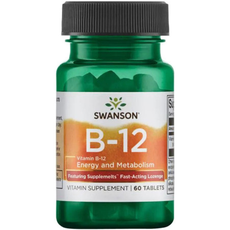 SWANSON METHYLCOBALAMIN B12 5000mcg - 60 tabl