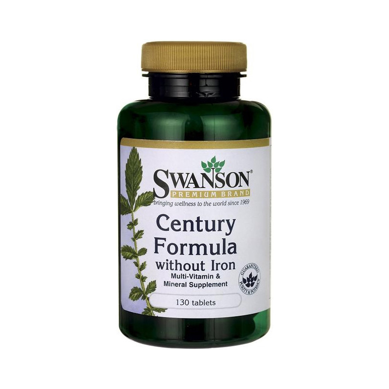 SWANSON MULTI WITH IRON CENTURY FORMULA 130 tab. SWANSON MULTI WITH IRON CENTURY FORMULA 130 tab.