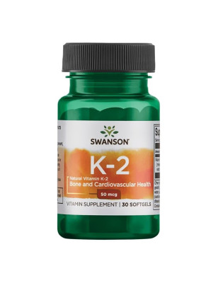 SWANSON NATURAL VITAMIN K2 50mcg-30softgel
