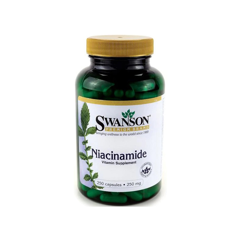 SWANSON NIACINAMIDE 250mg-250 kaps SWANSON NIACINAMIDE 250mg-250 kaps