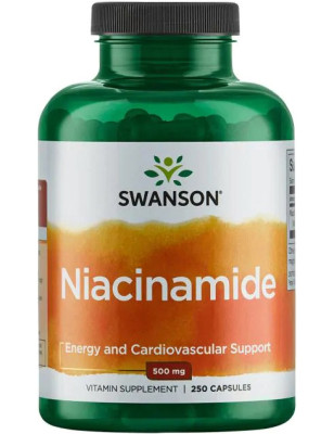SWANSON NIACINAMIDE 500mg-250 kaps