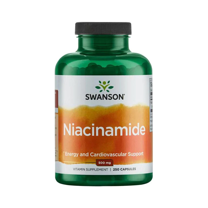 SWANSON NIACINAMIDE 500mg-250 kaps SWANSON NIACINAMIDE 500mg-250 kaps