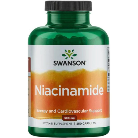 SWANSON NIACINAMIDE 500mg-250 kaps