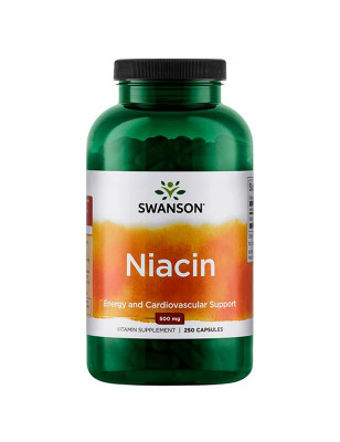 SWANSON NIACIN 500mg - 250kaps