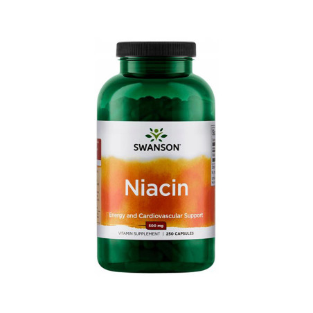 SWANSON NIACIN 500mg - 250kaps