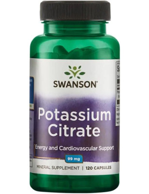 SWANSON POTASSIUM CITRATE 99mg - 120kaps