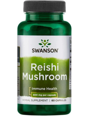 SWANSON REISHI 600mg - 60kaps