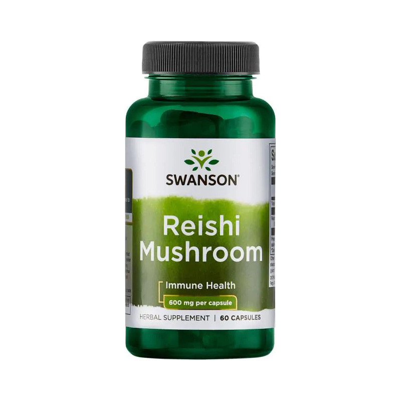 SWANSON REISHI 600mg - 60kaps SWANSON REISHI 600mg - 60kaps
