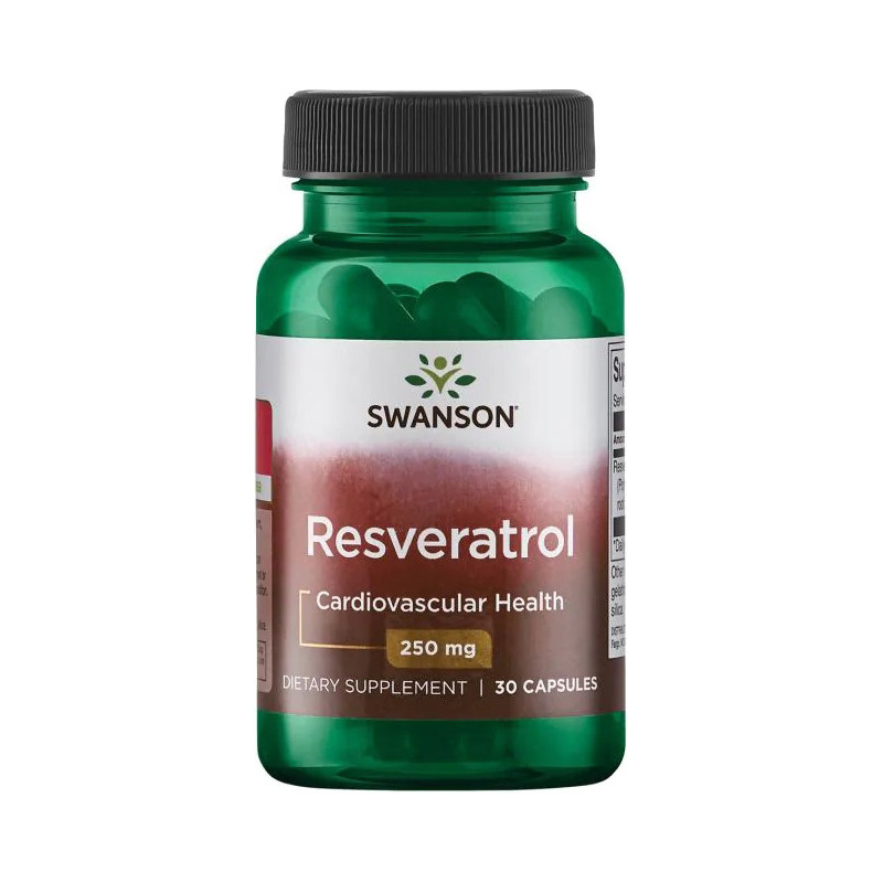 SWANSON RESVERATROL 250 mg - 30 kaps SWANSON RESVERATROL 250 mg - 30 kaps