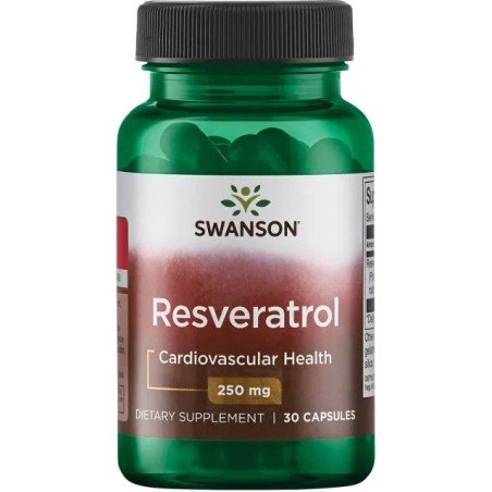 SWANSON RESVERATROL 250 mg - 30 kaps