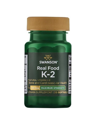 SWANSON ULTRA REAL VITAMIN K-2 MAX 200mcg-30softge