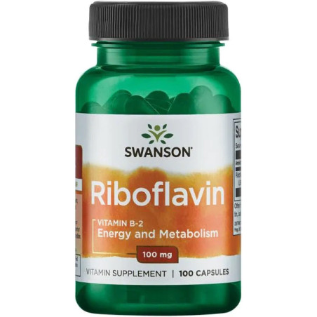 SWANSON RIBOFLAVIN VITAMIN B-2 100mg-100 kaps 