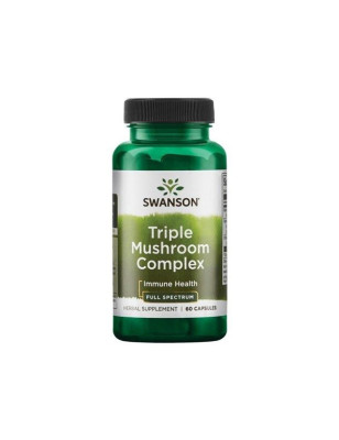 SWANSON TRIPLE MUSHROOM COMPLEX - 60kaps