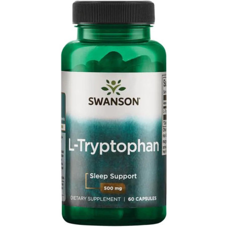 SWANSON L-TRYPTOPHAN 500mg - 60 kaps